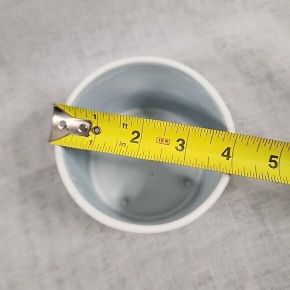 SUMMER VIBES  Planter Bisque White 4 Post Feet 4" Tall - Picture 8 of 8